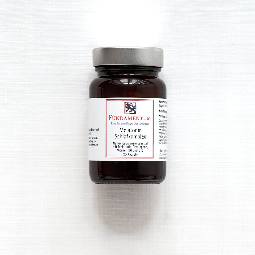 Fundamentum Melatonin Schlaf Komplex Kapseln