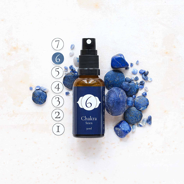 Niendorfs Chakra-Spray 6 Stirn